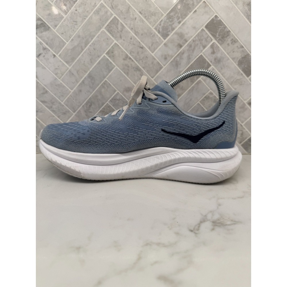Hoka One One Mach 6 Running Shoes Womens 7.5 B 7.5B Blue White Athletic Sneakers - Picture 3 of 9